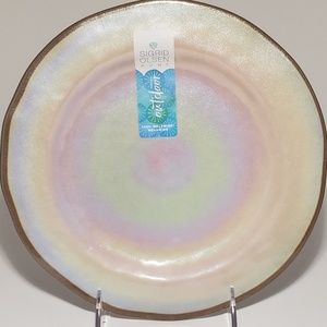 Sigrid Olsen Iridescent Pearl Salad Plates Four